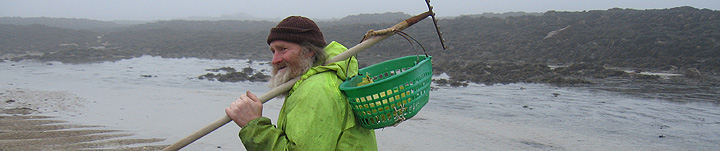 Low water fishing in Jersey