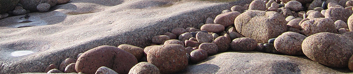 Rounded rocks at icho