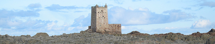Seymour tower. Moonwalks. Guided walks on the seabed in Jersey